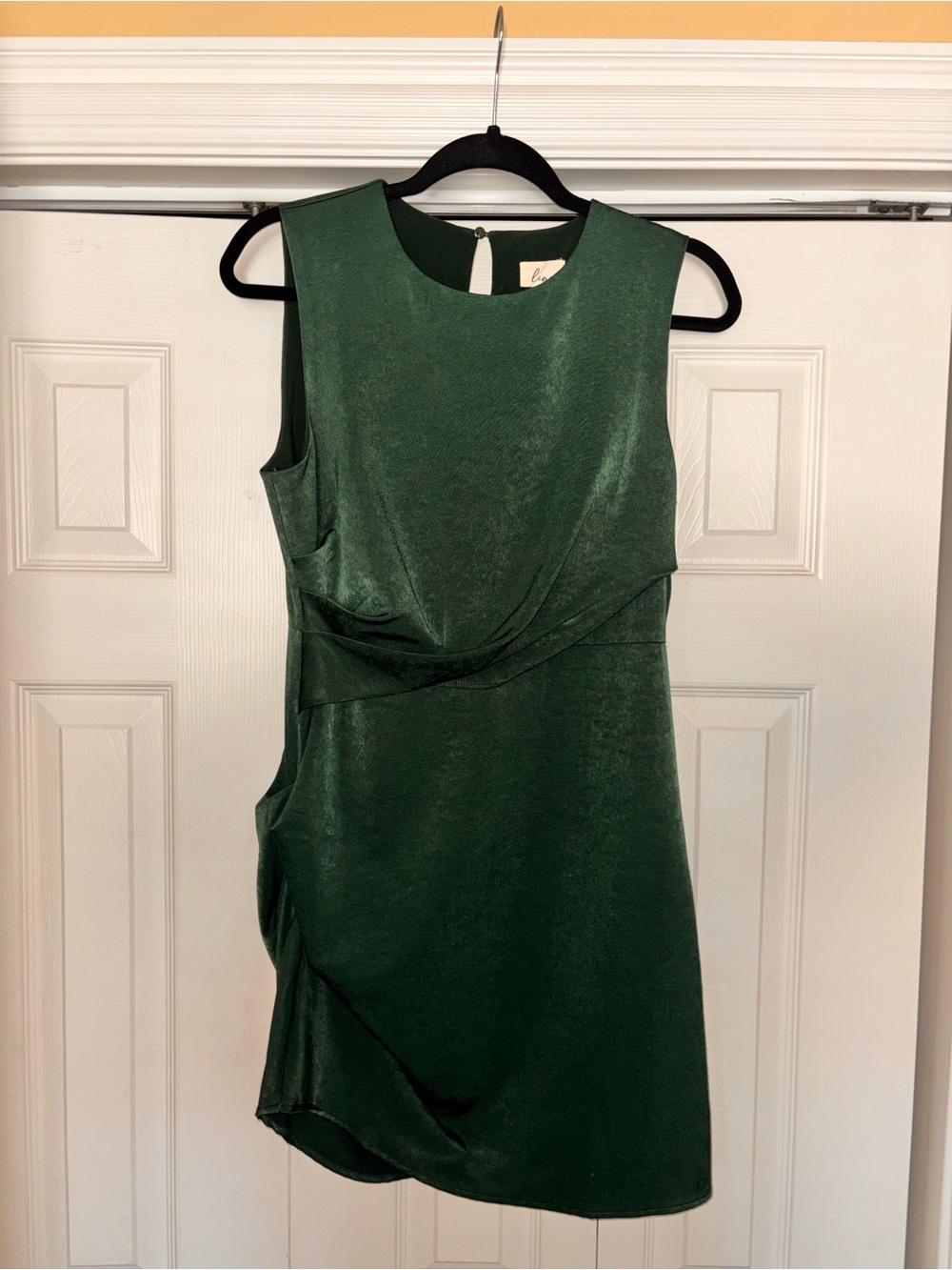 Lena Emerald Green Sleeveless Mini Dress